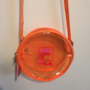 Clear FILA circle bag